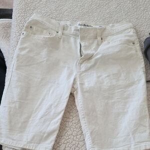 Goodfellow & Co Mens Cream Denim Jean Shorts